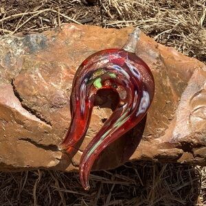Hand blown Glass Pendant